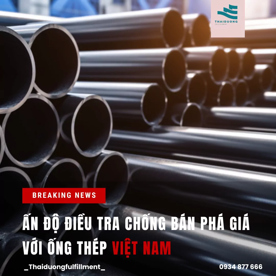 Ấn Độ điều tra chống bán phá giá với ống thép Việt Nam